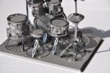 拼酷3D金属模型DIY拼装手工架子鼓乐器模型玩具创意生日礼物拼图