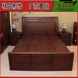 新款 古典 仿古 红木家具 实木床 双人床 南美酸枝 明式大床特价