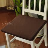 咖啡色 纯色餐椅垫坐垫冬加厚 海绵座垫子椅子垫特价4件包邮定做