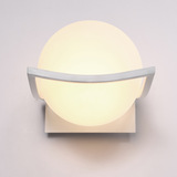 新款贺曼时尚创意客厅卧室床头玻璃圆球形现代简约过道走廊墙壁灯