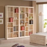 简约现代书架书柜自由组合简易宜家书柜实木置物架储物柜子特价