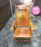 夏季竹子折叠椅木制午休躺椅办公室休闲椅子休息凉椅二段纳凉椅子