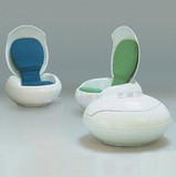 garden egg chair 玻璃钢椅/简约户外蛋椅/折叠贝壳椅/躺椅DC3012