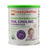 美国喜贝 Happy baby 有机高铁米粉 DHA 益生菌 一段1段糙米粉