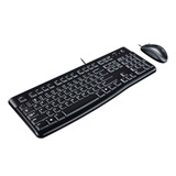 罗技Logitech MK120 键盘鼠标套装 有线键鼠套装 双USB接口