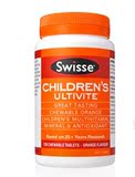 澳洲预售 swisse 儿童复合维生素 矿物质咀嚼120片 全面平衡营养