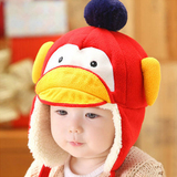 儿童帽子男女宝宝加绒帽婴儿雷锋帽宝宝护耳帽童帽冬帽1-2岁包邮
