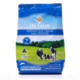 【天猫超市】澳大利亚进口OZ Farm成人奶粉速溶全脂奶粉家庭装1kg