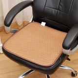 夏季木草加厚双面凉席椅子坐垫办公室座椅垫夏天透气电脑椅凉坐垫