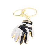 高档合金手套造型汽车钥匙扣包包挂饰可爱小手套造型创意挂件礼品