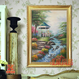 欧式风景油画手绘托马斯田园壁画 客厅过道挂画 家居装饰画