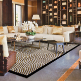 海马地毯 波浪纹高档地毯  客厅餐厅卧室书房现货地毯  HM-2002