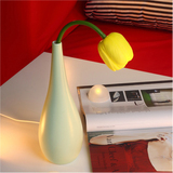 陶瓷花瓶台灯USB电源接口创意书房卧室床头灯LED婚庆装饰台灯礼物