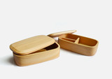 木质便当盒出口日韩高档整木饭盒创意学生寿司餐盒木质餐具
