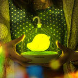 创意梦幻鸟笼灯 智能感应充电LED灯触碰调光安睡夜灯送女生日礼物