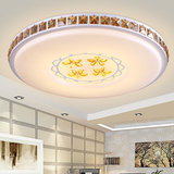 LED亚克力水晶吸顶灯圆形 现代简约过道卧室灯客厅灯阳台灯饰灯具