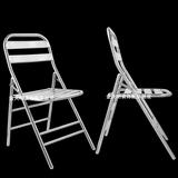 不锈钢椅子靠背椅折叠户外椅电脑椅休闲椅座椅阳台会议加厚办公椅