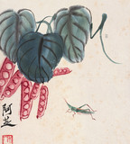 T011中国美术馆馆藏齐白石国画精选超高清喷绘印刷装饰图库