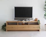 日式纯实木电视柜现代简约白橡木家具环保客厅家具北欧简约风格