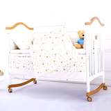 呵宝 婴儿床实木欧式多功能宝宝床BB床童床新生儿床摇篮床摇床