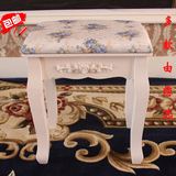 梳妆凳实木欧式简约梳妆台凳子韩式化妆凳换鞋凳卧室梳妆椅特价