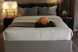 米白色间棉简约风样板房间4 10件套现代美式新古典 欧式中式床品