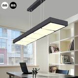 现代长形 LED节能白光高亮 公司办公室书房写字台工作台客厅吊灯