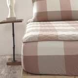 加厚床笠1.2米1.35全棉夹棉席梦思罩子床套定制沙发床套纯棉格子