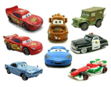 赛车/汽车总动员2 麦昆 莎莉  路霸飞弹板牙 合金车模 儿童玩具