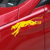 梅赛德斯AMG GT汽车豹子贴纸车身装饰贴 车身拉花个性反光车贴纸