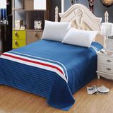 单双人学生宿舍非全棉单件磨毛床单1.8米纯色床单被单单人床1.6米
