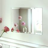 卫浴镜粘贴洗手间特价玻璃现代简约卫生间镜子壁挂美式浴室镜定做