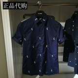 B2CC62260太平鸟男装正品代购2016夏季新款衬衫原价528元