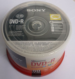 原装索尼DVD-R/+R可打印光盘sony刻录盘可打印50片超亮盘50片桶装