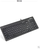 甲乙丙K5双飞燕键盘家用键盘有线USB清华同方键盘 MAC静音键盘