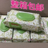 韩国本土HUGGIES好奇纯净天然加厚通用湿巾56抽袋装带盖整箱包邮