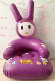 兔子卡通KT猫PVC充气儿童座椅沙发玩具批发冲冠特价包邮