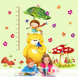 特价包邮教室布置卡通儿童房测量身高宝宝可移除墙贴身高贴树特大