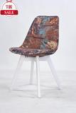 新款伊姆斯创意椅子 北欧休闲椅时尚电脑凳子 宜家实木餐桌椅组合