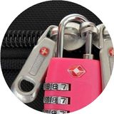美国TSA海关锁 3位密码锁 拉杆箱包锁 旅行行李锁 箱包挂锁TSA331