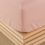 纯棉床垫套保护套白色1.2 1.8米床可定做艾尚嘉纯色床笠全棉 单件