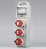 工业防水组合插座电源照明动力配电箱塑料插座箱控制箱电气 3插