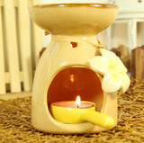 小瓷花陶瓷香薰炉熏香炉蜡烛泰式精油炉冰裂釉熏醋炉瑜伽spa宾馆