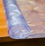 长方形印花餐桌布 软质玻璃 桌布透明 台布桌垫防水免洗水晶板PVC