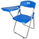 成都加厚进口塑胶原料培训椅带写字板折叠椅子会议椅职员椅免安装