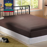 床笠纯色全棉单件加厚1.5米床罩床垫套防螨防滑1.8米床套1.2m保暖