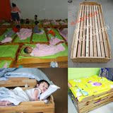儿童木床幼儿园专用床宝宝午睡叠叠床幼儿园专用木质床批发单人床