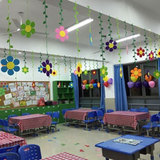 小学幼儿园教室环境布置空中吊挂饰商场超市走廊装饰创意班级文化