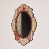 [尚森]欧式复古木质墙镜浴室镜美式墙面镜装饰镜梳妆镜化妆镜镜子