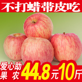 10斤正宗山东特产烟台栖霞红富士苹果 农家时令新鲜水果批发